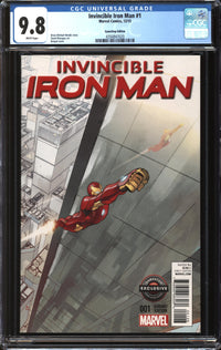 Invincible Iron Man (2015) #1 GameStop Edition CGC 9.8 NM/MT