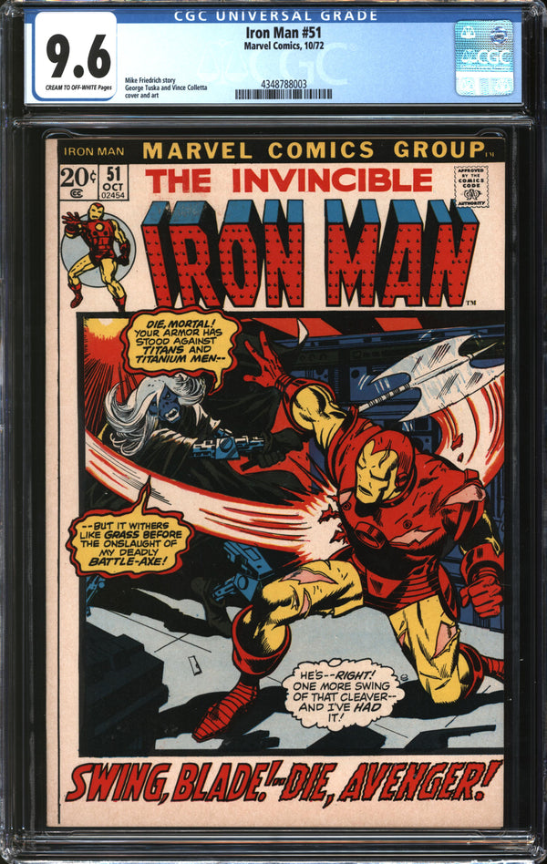 Iron Man (1968) # 51 CGC 9.6 NM+
