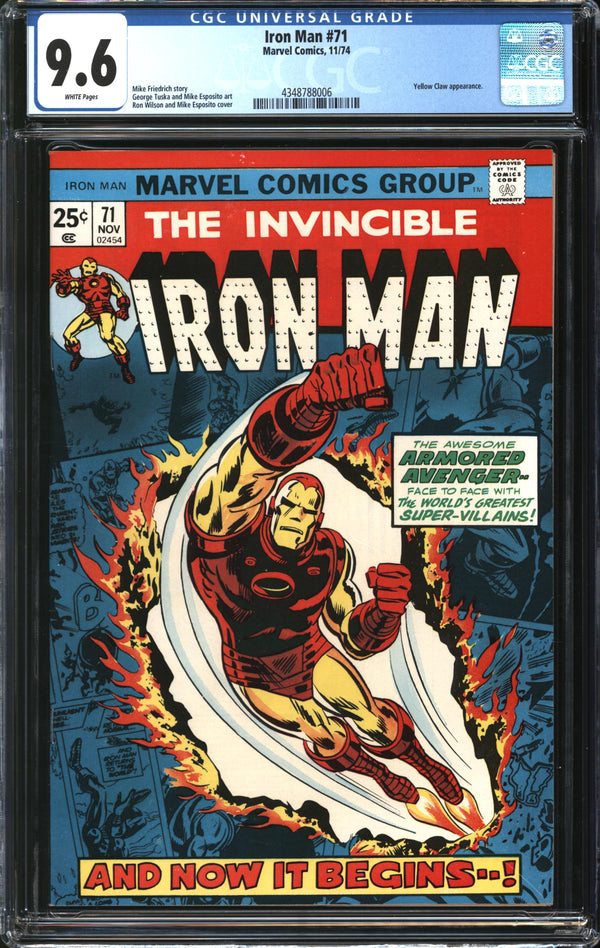 Iron Man (1968) # 71 CGC 9.6 NM+