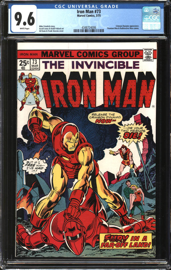 Iron Man (1968) # 73 CGC 9.6 NM+