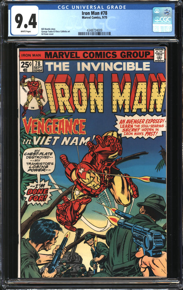 Iron Man (1968) # 78 CGC 9.4 NM