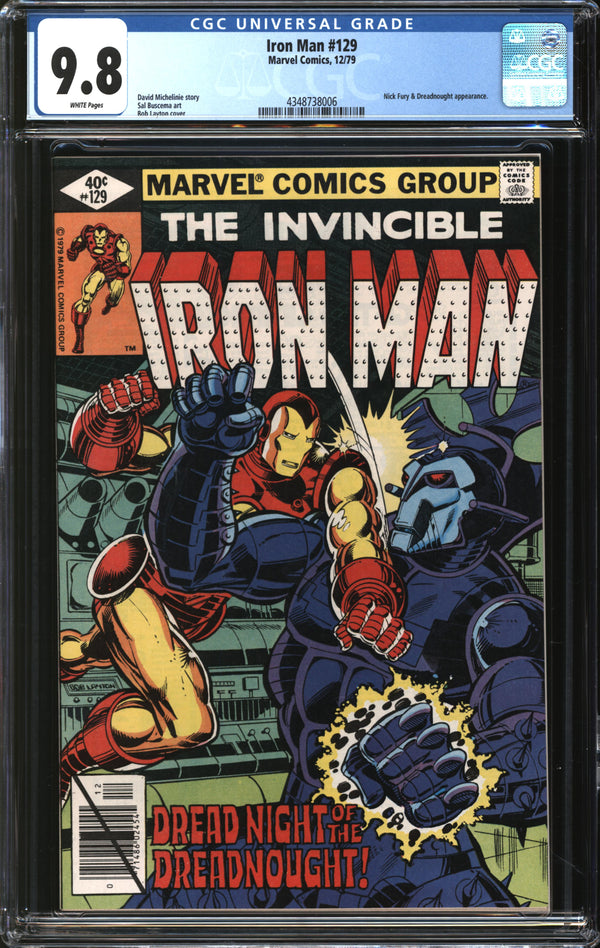 Iron Man (1968) #129 CGC 9.8 NM/MT