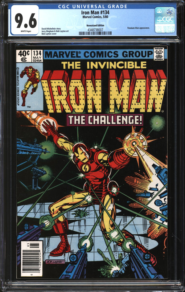 Iron Man (1968) #134 Newsstand Edition CGC 9.6 NM+
