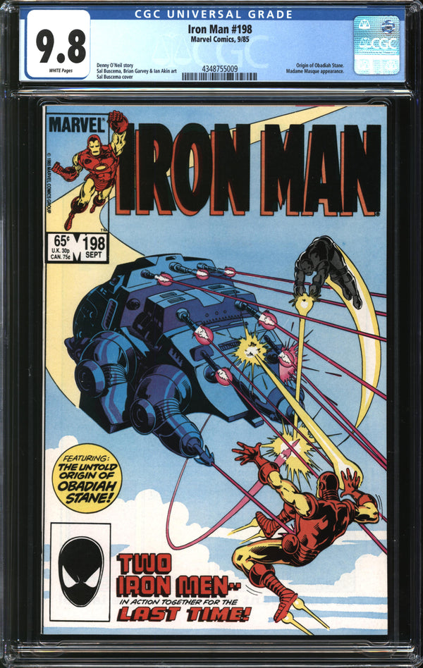 Iron Man (1968) #198 CGC 9.8 NM/MT