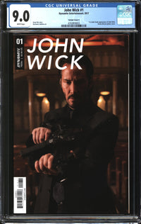 John Wick (2017) #1 Variant Cover C CGC 9.0 VF/NM