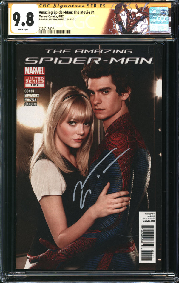 Amazing Spider-Man: The Movie (2012) #1 CGC Signature Series 9.8 NM/MT