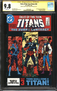 Tales Of The Teen Titans (1984) #44 CGC Signature Series 9.8 NM/MT