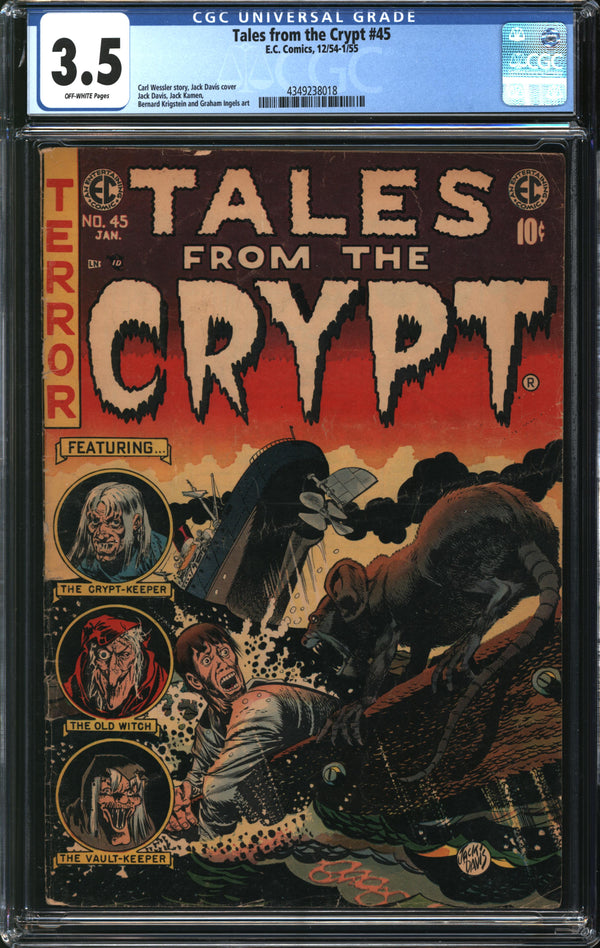 Tales From The Crypt (1950) #45 CGC 3.5 VG-