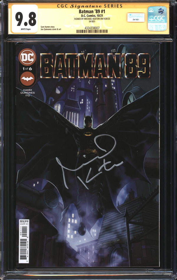 Batman '89 (2021) #1 CGC Signature Series 9.8 NM/MT