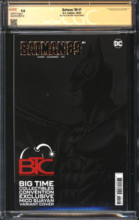 Batman '89 (2021) #1 Mico Suayan Big Time Collectibles Sketch Edition CGC Signature Series 9.8 NM/MT