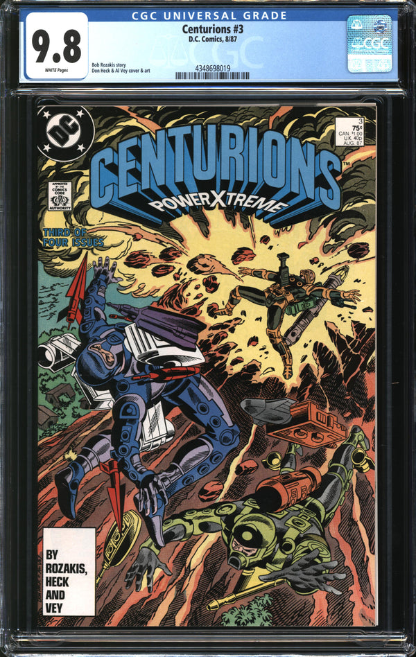 Centurions (1987) #3 CGC 9.8 NM/MT
