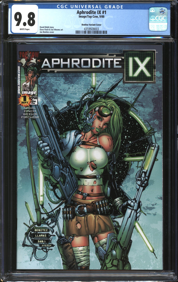 Aphrodite IX (2000) #1 Joe Benitez Variant CGC 9.8 NM/MT