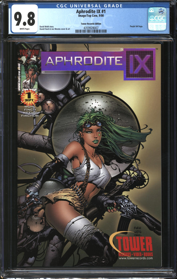 Aphrodite IX (2000) #1 Tower Records Edition CGC 9.8 NM/MT