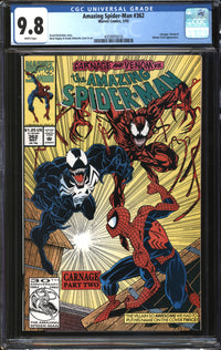 Amazing Spider-Man (1963) #362 CGC 9.8 NM/MT
