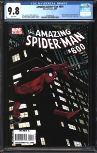 Amazing Spider-Man (1963) #600 John Romita Jr. Cover CGC 9.8 NM/MT