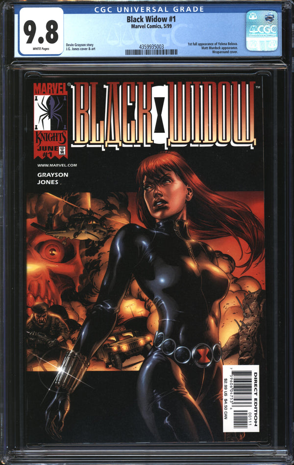Black Widow (1999) #1 CGC 9.8 NM/MT
