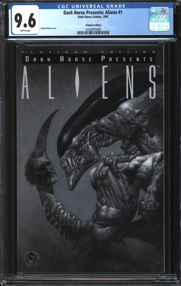 Dark Horse Presents: Aliens (1992) #1 Platinum Edition CGC 9.6 NM+