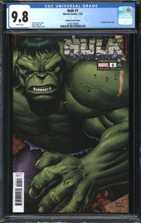 Hulk (2022) #1 Art Adams Variant CGC 9.8 NM/MT