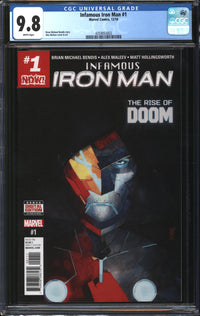 Infamous Iron Man (2016) # 1 CGC 9.8 NM/MT