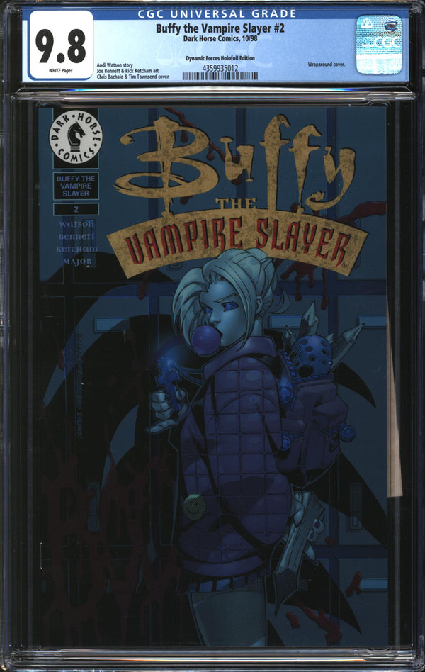 Buffy The Vampire Slayer (1998) #2 Dynamic Forces Holofoil Edition CGC 9.8 NM/MT