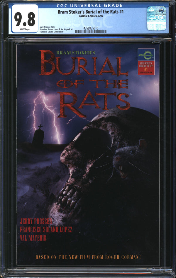 Bram Stoker's Burial Of The Rats (1995) #1 CGC 9.8 NM/MT