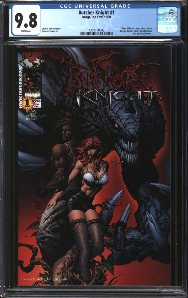Butcher Knight (2000) #1 David Finch Cover CGC 9.8 NM/MT
