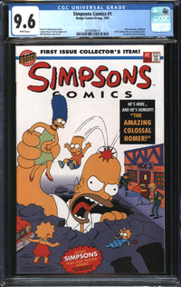 Simpsons Comics (1993) #1 CGC 9.6 NM+