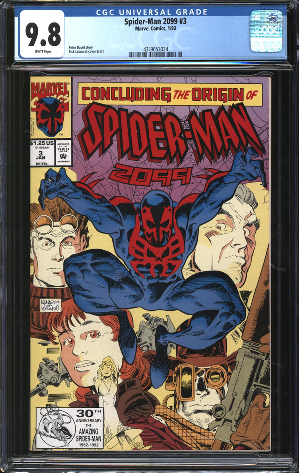 Spider-Man 2099 (1992) #3 CGC 9.8 NM/MT