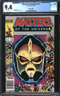 Masters Of The Universe (1986) #4 Newsstand Edition CGC 9.4 NM