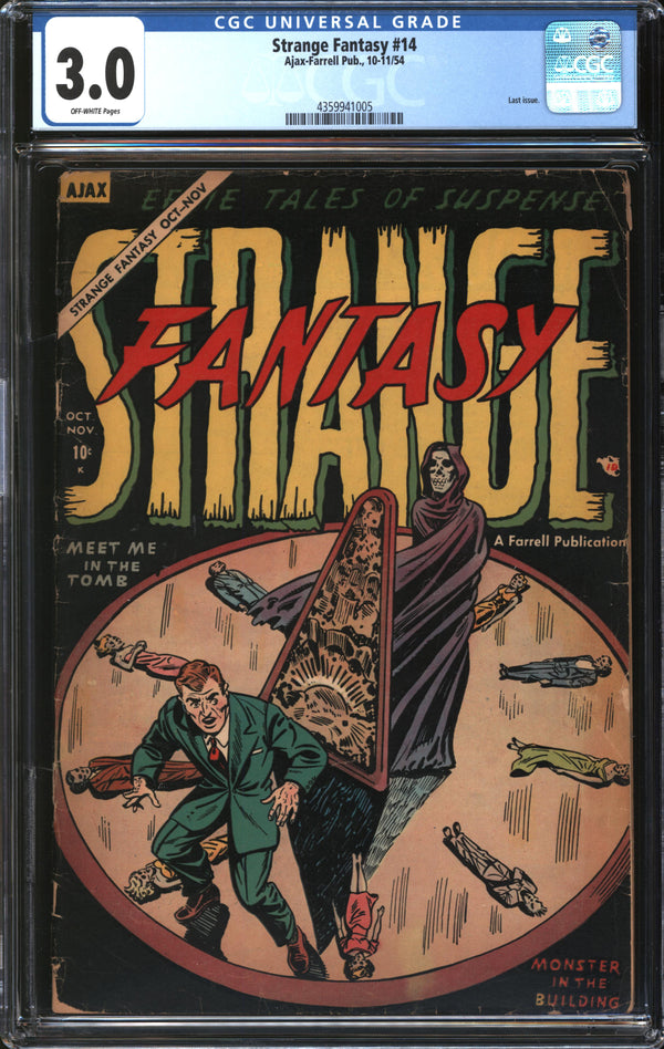 Strange Fantasy (1952) #14 CGC 3.0 GD/VG