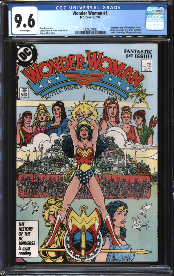 Wonder Woman (1987) #  1 CGC 9.6 NM+