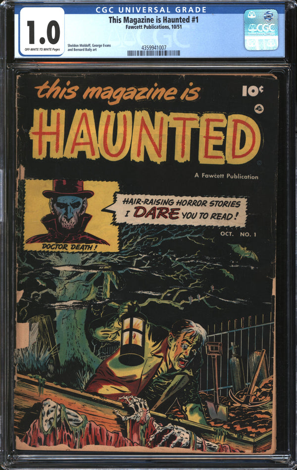 This Magazine Is Haunted (1951) #1 CGC 1.0 FR