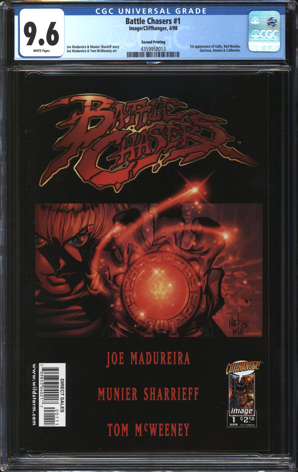 Battle Chasers (1998) #1 Second Printing CGC 9.6 NM+