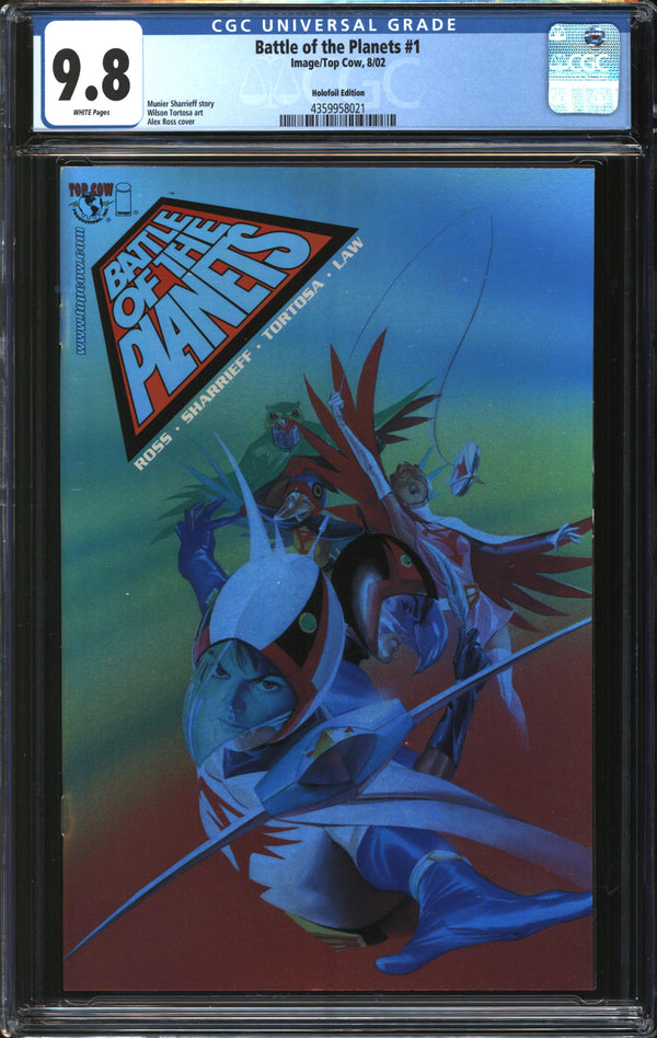 Battle Of The Planets (2002) #1 Holofoil Edition CGC 9.8 NM/MT