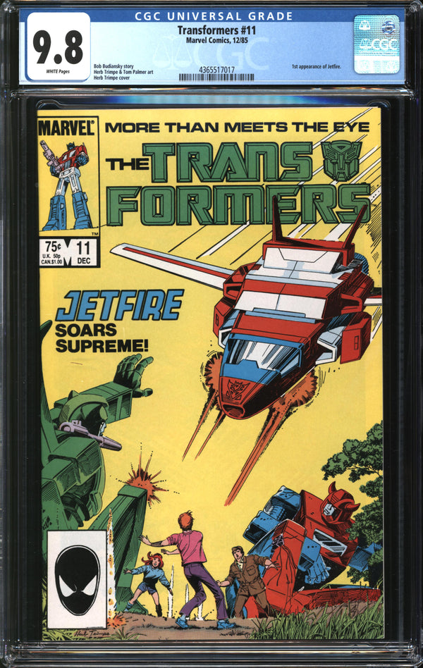 Transformers (1984) #11 CGC 9.8 NM/MT