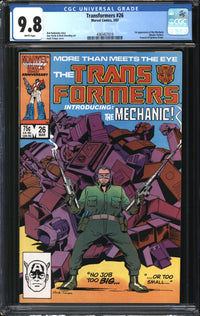 Transformers (1984) #26 CGC 9.8 NM/MT