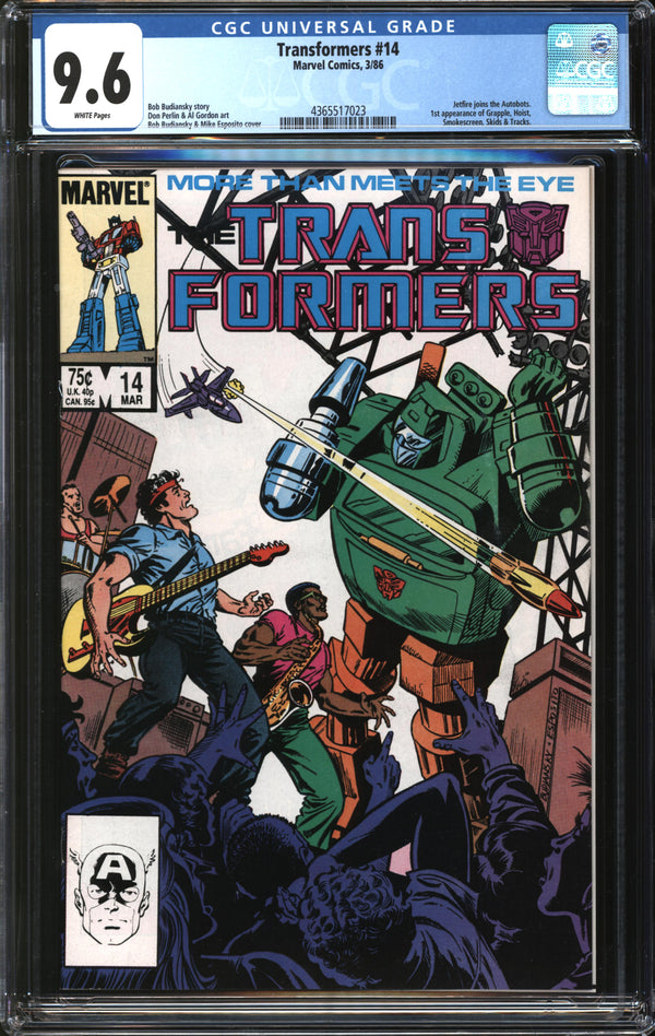 Transformers (1984) #14 CGC 9.6 NM+