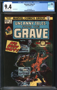 Uncanny Tales (1973) #3 CGC 9.4 NM