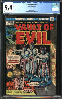 Vault Of Evil (1973) #19 CGC 9.4 NM