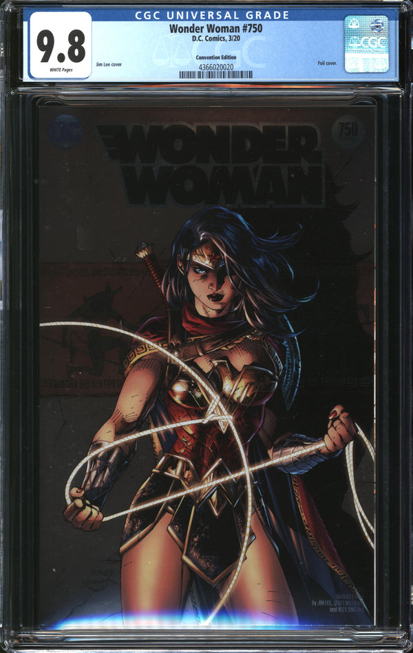 Wonder Woman (2016) #750 Jim Lee Convention Edition CGC 9.8 NM/MT
