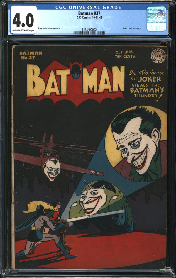Batman (1940) # 37 CGC 4.0 VG