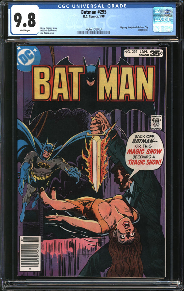 Batman (1940) #295 CGC 9.8 NM/MT