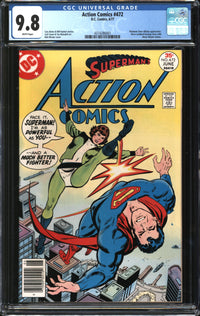 Action Comics (1938) #472 CGC 9.8 NM/MT