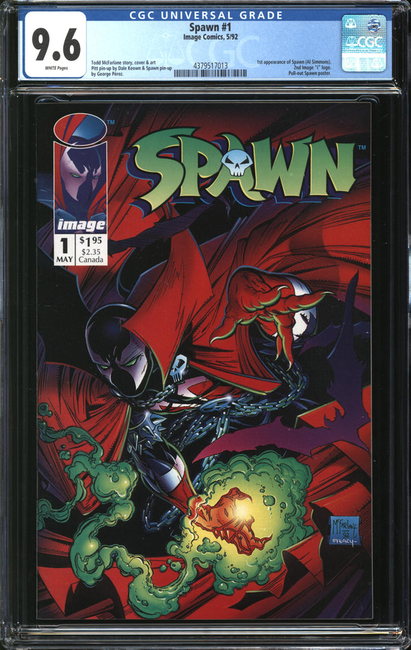 Spawn (1992) #  1 CGC 9.6 NM+