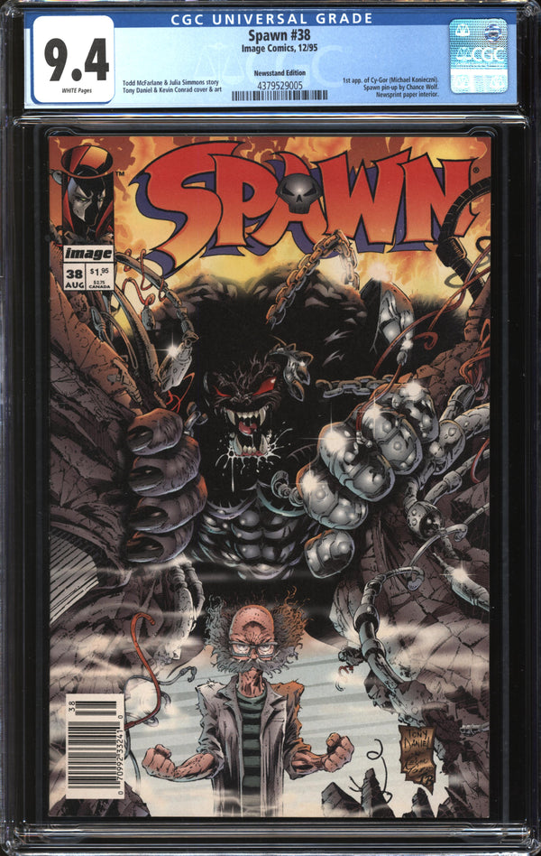 Spawn (1992) # 38 Newsstand Edition CGC 9.4 NM