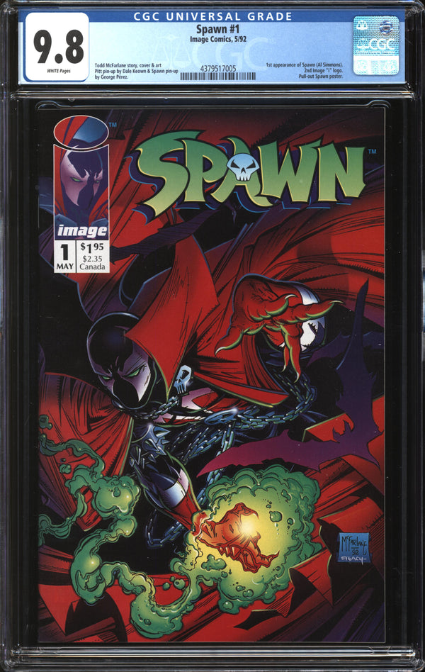 Spawn (1992) #  1 CGC 9.8 NM/MT
