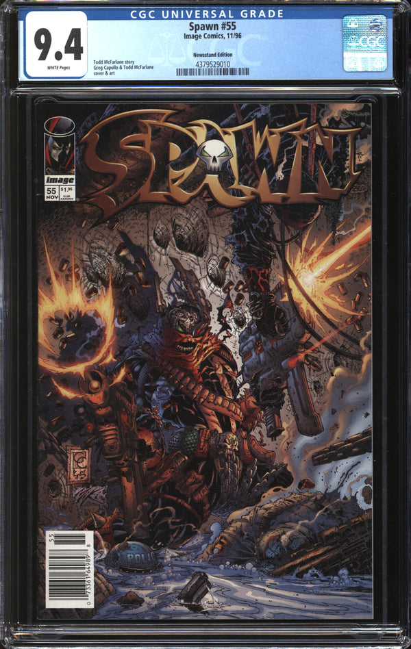 Spawn (1992) # 55 Newsstand Edition CGC 9.4 NM