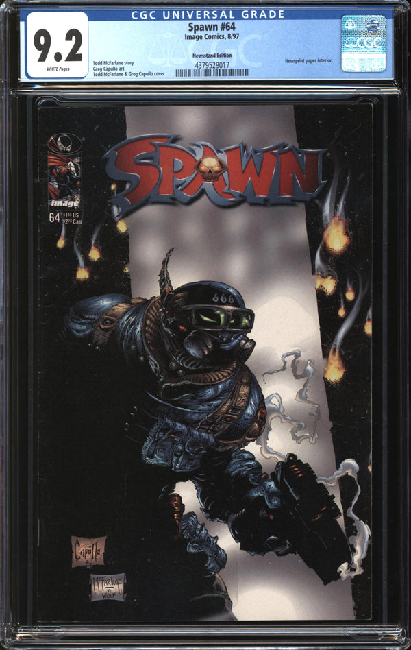 Spawn (1992) # 64 Newsstand Edition CGC 9.2 NM-