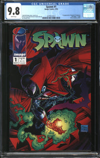 Spawn (1992) #  1 CGC 9.8 NM/MT