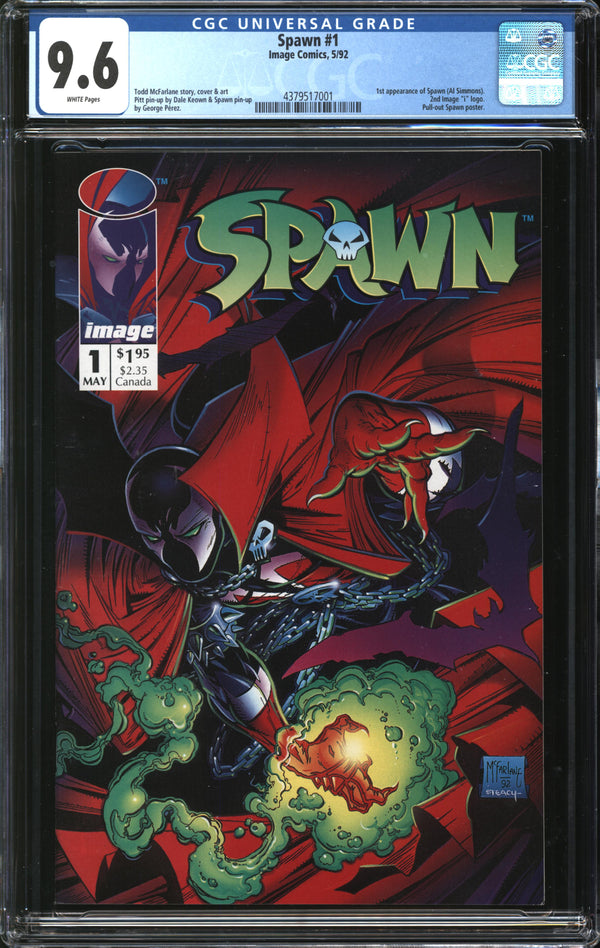 Spawn (1992) #  1 CGC 9.6 NM+